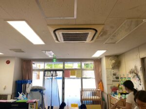 三菱電機 業務用エアコン 神奈川県横浜市戸塚区 保育園<br>空調機更新工事